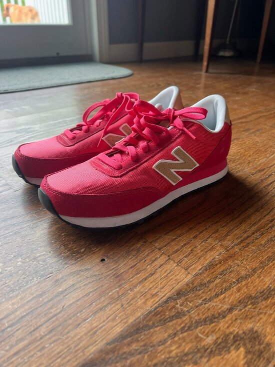 New Balance Shoes - NWOT Red New Balance Sneakers Classic Casual Running Shoes Sz 9.5